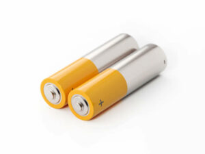 batterie alcaline colore giallo-argento